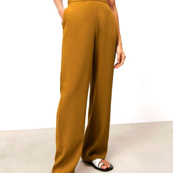 NWTs zara high waisted ottoman pants - Picture 2 of 5